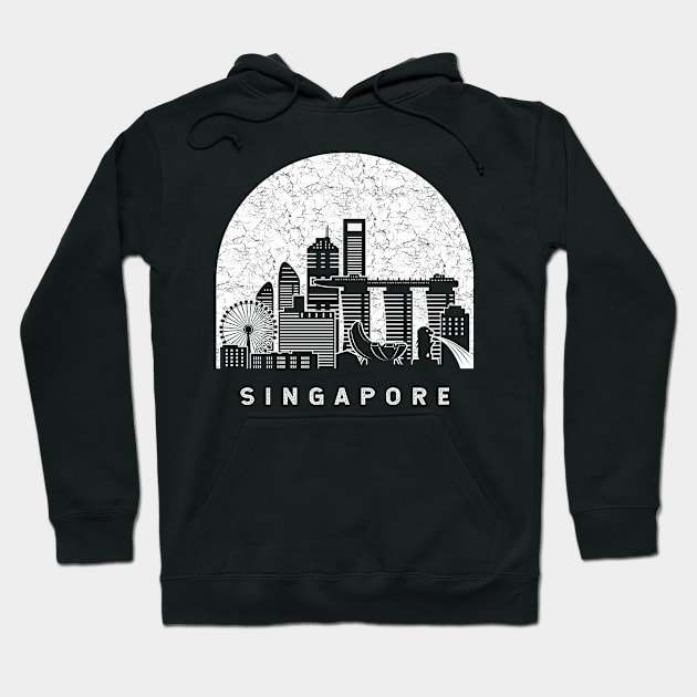 Singapore Skyline Hoodie by ThyShirtProject - Affiliate